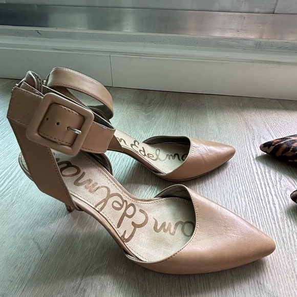 Sam edelman tan neutral open back sandals - Picture 3 of 3